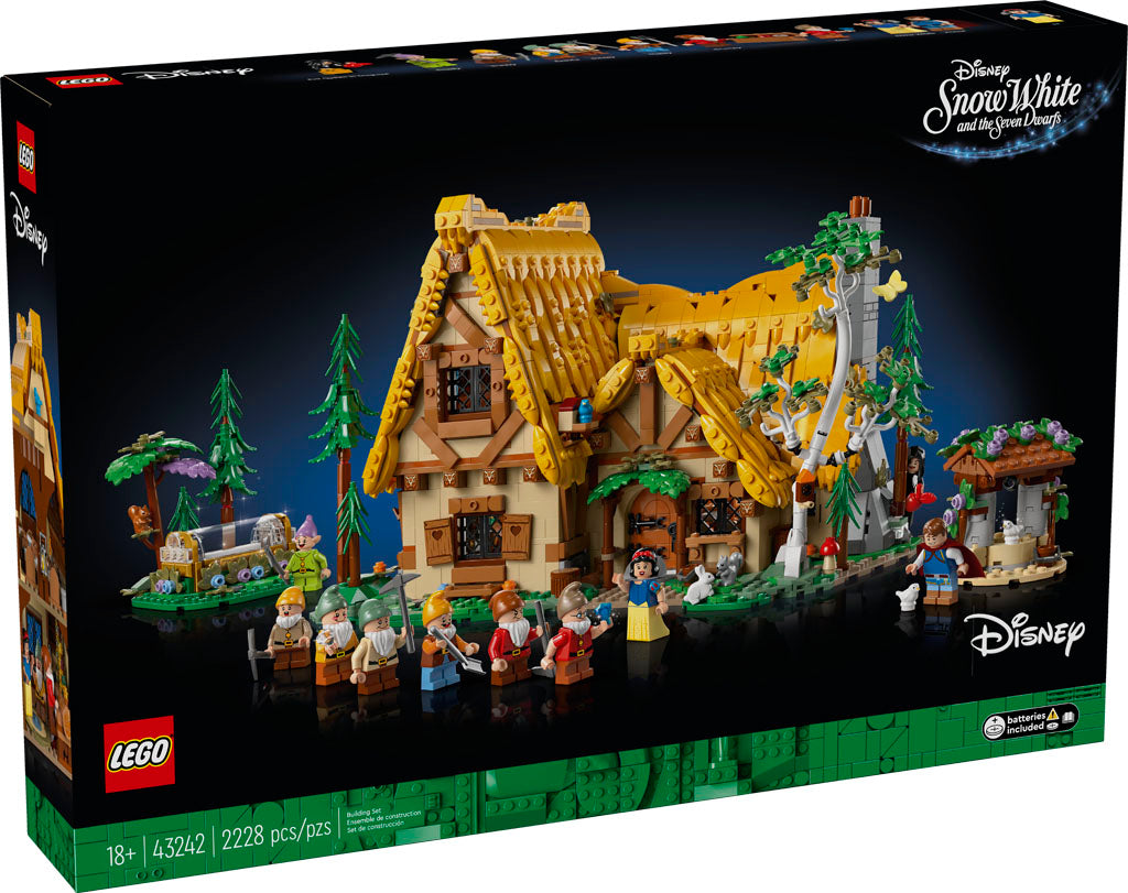 LEGO® Disney Snow White and the Seven Dwarfs’ Cottage 43242 LEGOLAND