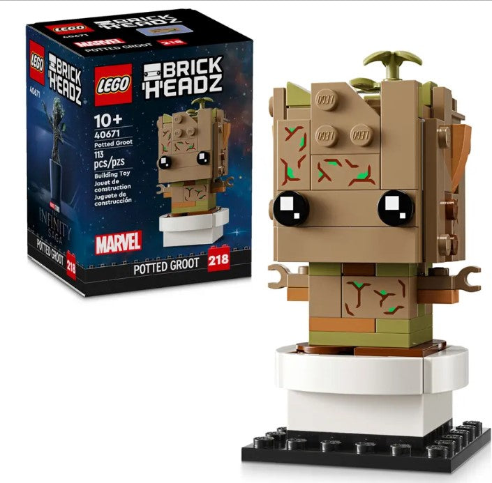 Lego brickheadz rocket and groot sale