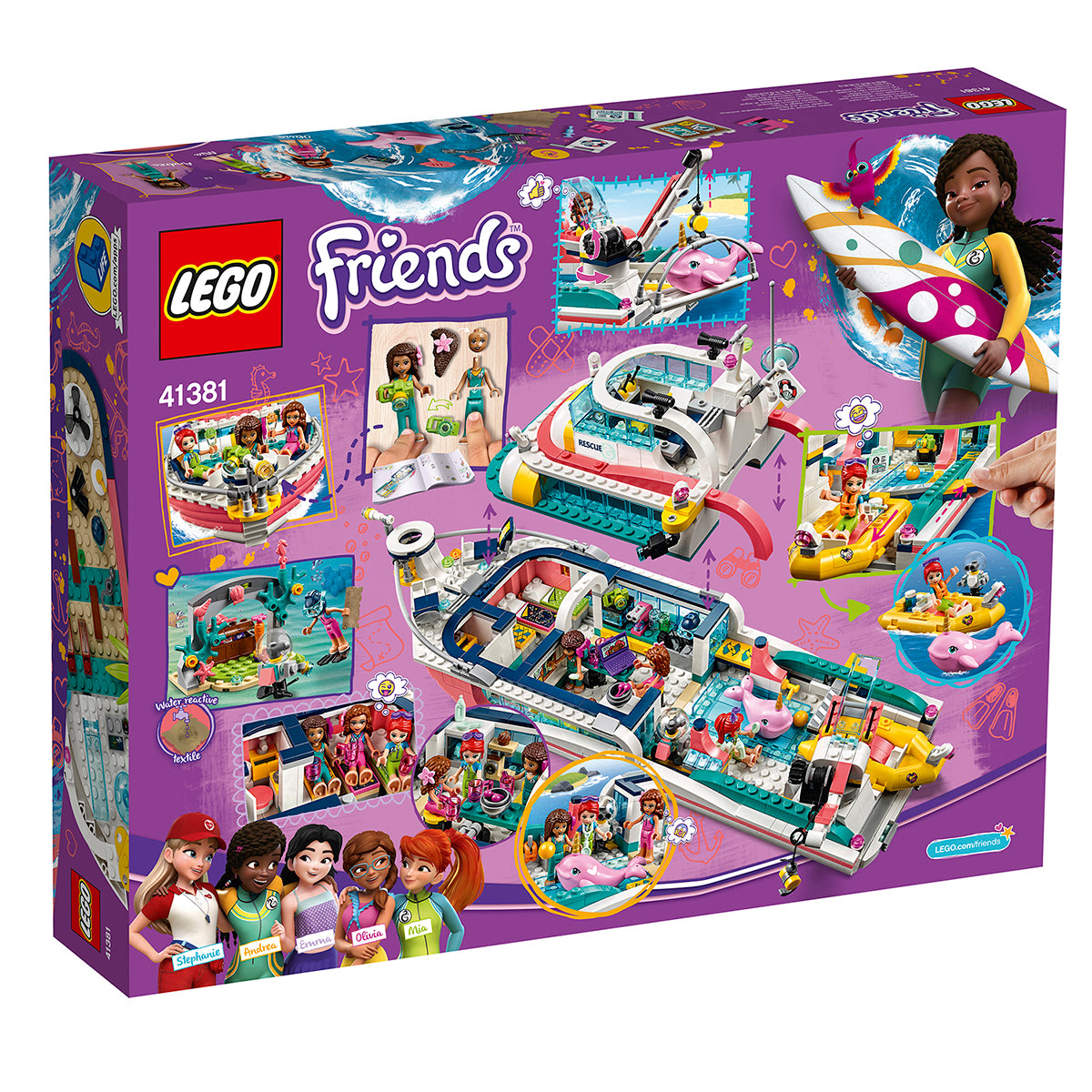 Lego friends rescue mission boat instructions hot sale