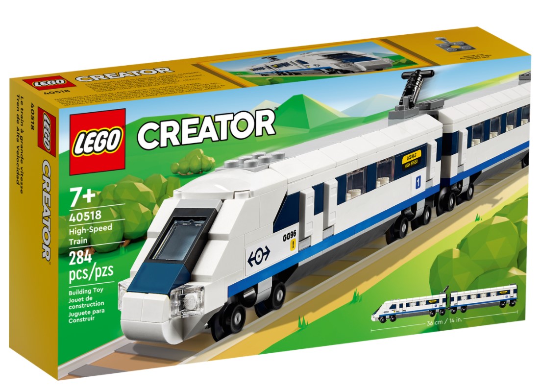 Lego city electric train online