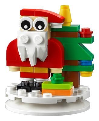 Lego christmas shop ornament santa