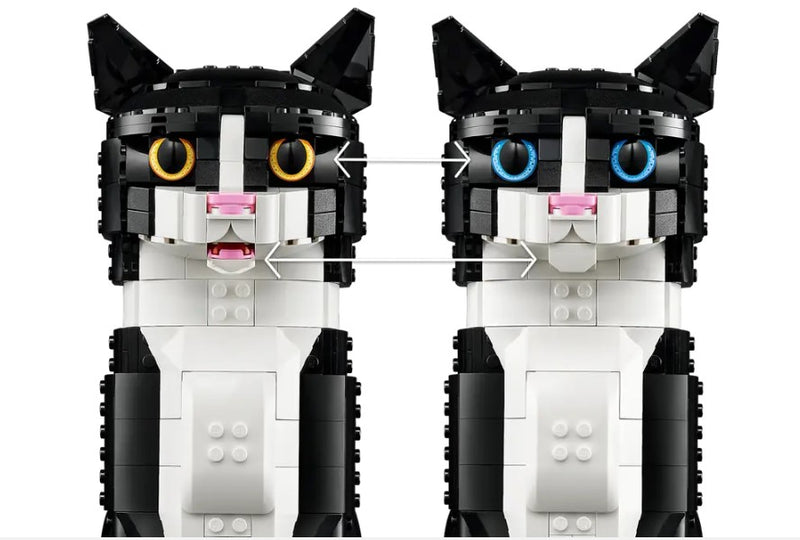 LEGO® Ideas Tuxedo Cat 21349