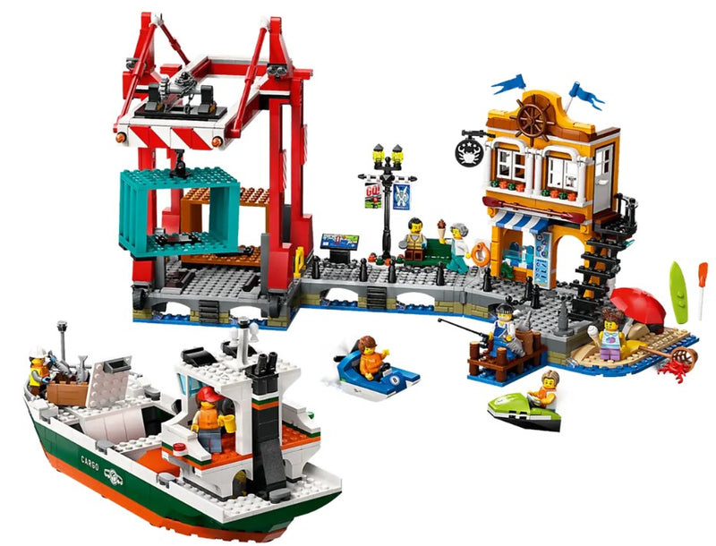 LEGO® City Seaside Harbor with Cargo Ship 60422