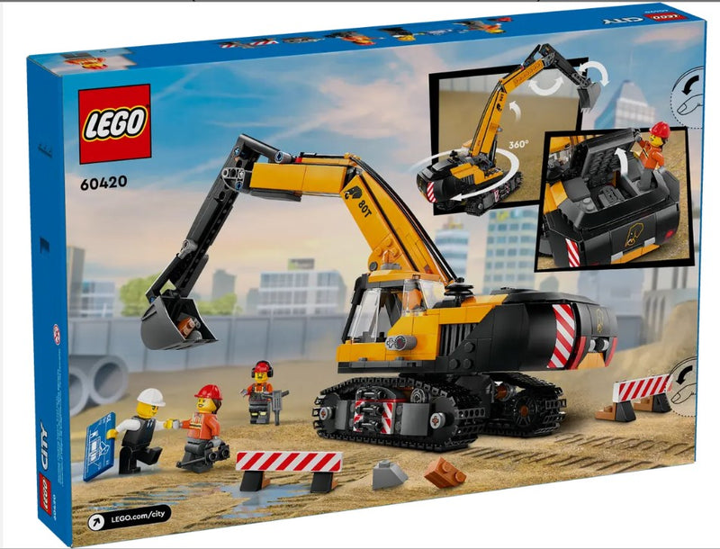 LEGO® Yellow Construction Excavator 60420