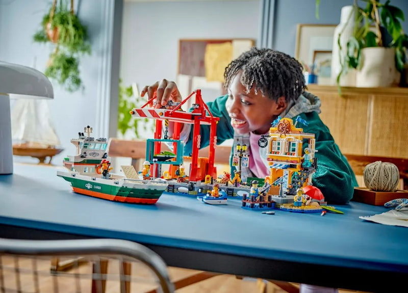 LEGO® City Seaside Harbor with Cargo Ship 60422