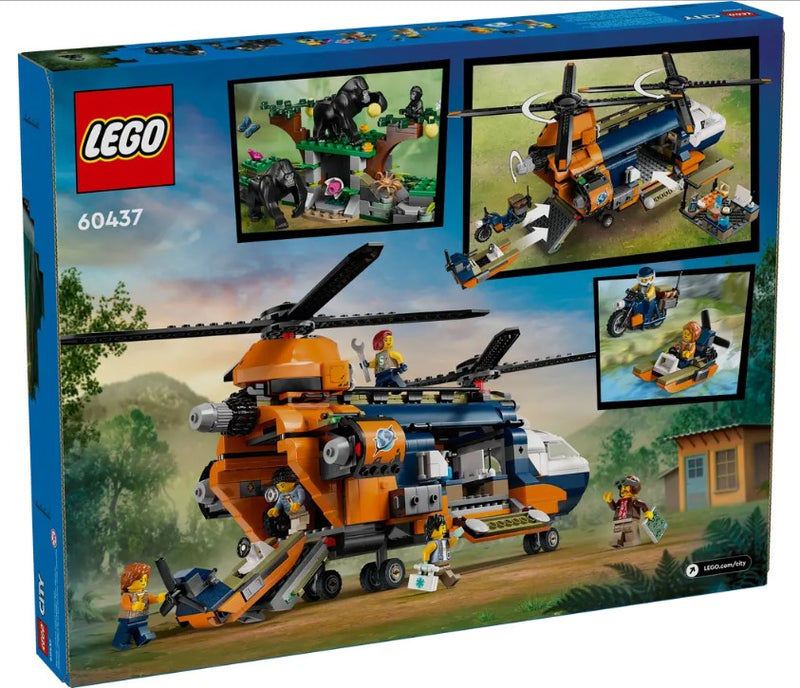 LEGO® Jungle Explorer Helicopter at Base Camp 60437