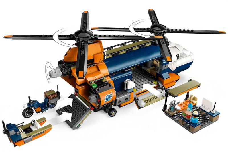 LEGO® Jungle Explorer Helicopter at Base Camp 60437