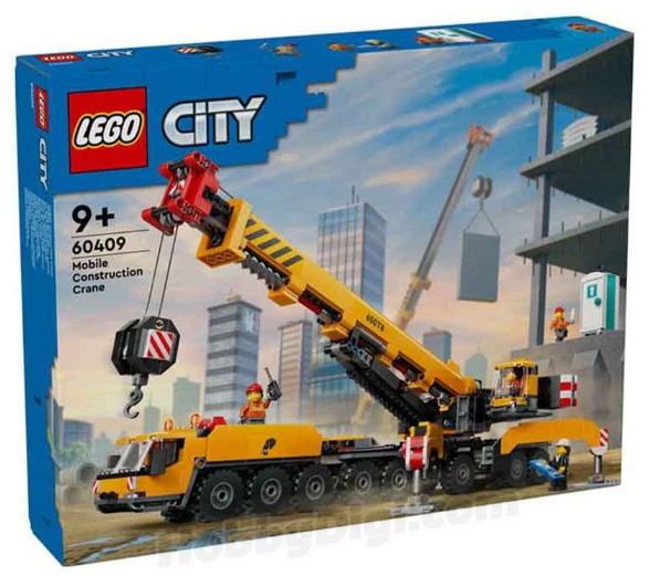 LEGO® Yellow Mobile Construction Crane 60409