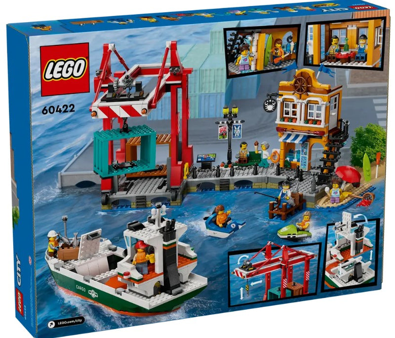 LEGO® City Seaside Harbor with Cargo Ship 60422