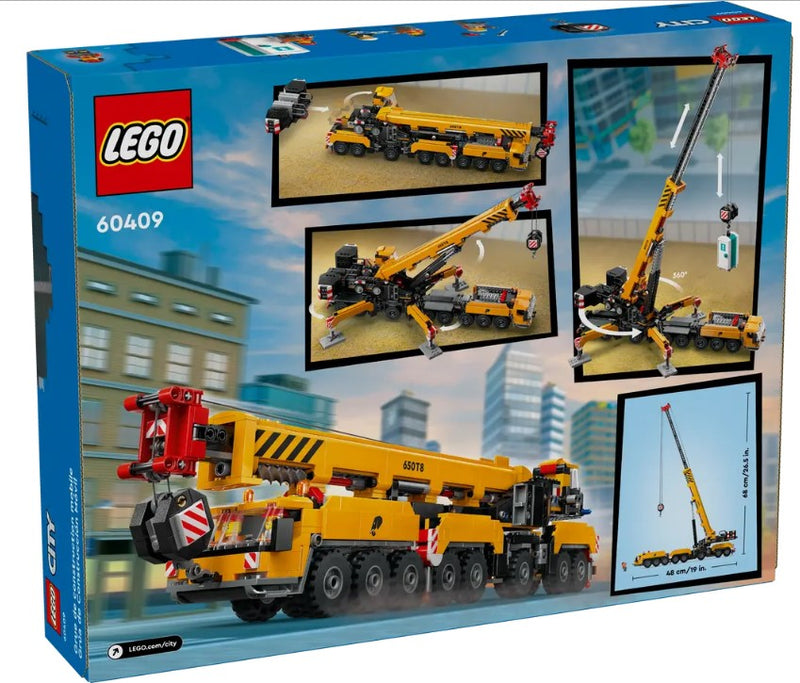 LEGO® Yellow Mobile Construction Crane 60409