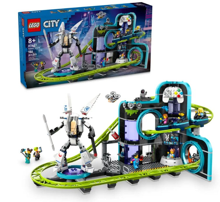 LEGO® City Robot World Roller-Coaster Park 60421