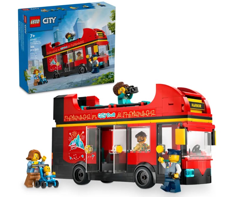 LEGO® Red Double-Decker Sightseeing Bus 60407