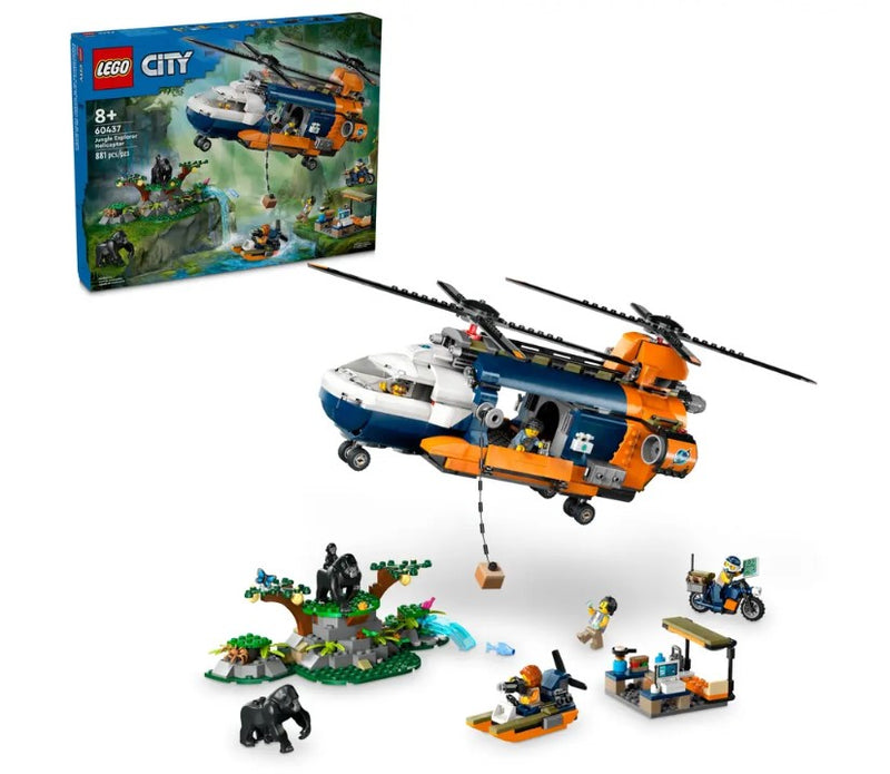 LEGO® Jungle Explorer Helicopter at Base Camp 60437