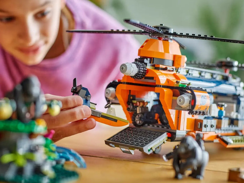 LEGO® Jungle Explorer Helicopter at Base Camp 60437