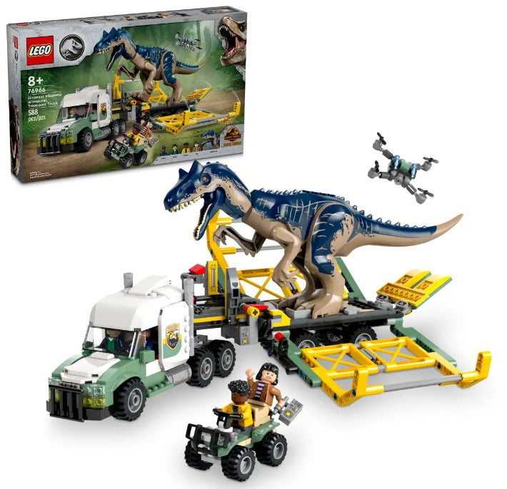 LEGO® Dinosaur Missions: Allosaurus Transport Truck 76966 – LEGOLAND ...