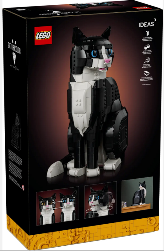 LEGO® Ideas Tuxedo Cat 21349