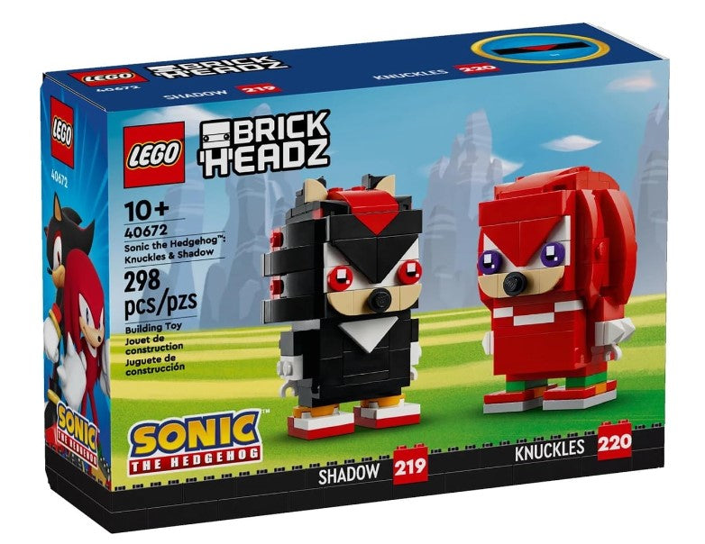 LEGO® BrickHeadz Sonic the Hedgehog™: Knuckles & Shadow 40672