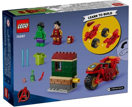 LEGO® Iron Man with Bike and The Hulk 76287