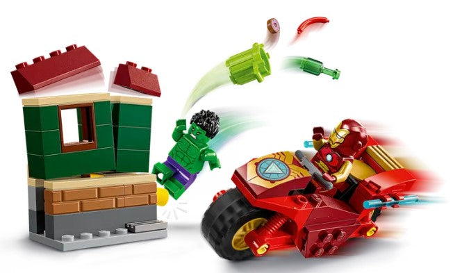 LEGO® Iron Man with Bike and The Hulk 76287