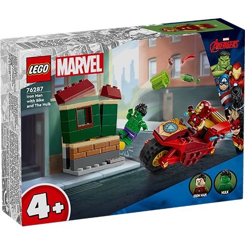 LEGO® Iron Man with Bike and The Hulk 76287