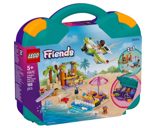 LEGO® Friends Creative Beach and Travel Suitcase 42672