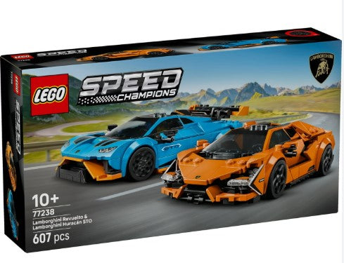 LEGO® Speed Champions Lamborghini Revuelto & Huracán STO 77238