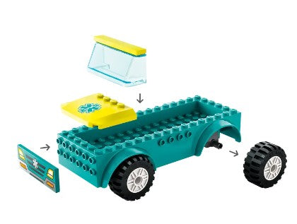 LEGO® City Emergency Ambulance and Snowboarder 60403