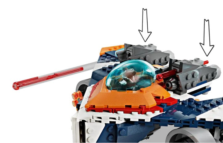 LEGO® Marvel Rocket’s Warbird vs. Ronan 76278