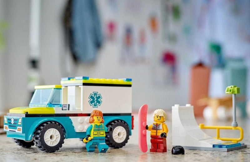 LEGO® City Emergency Ambulance and Snowboarder 60403