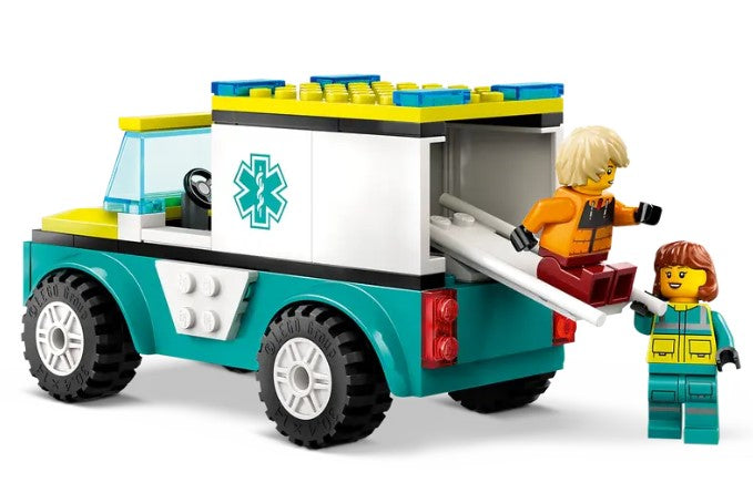 LEGO® City Emergency Ambulance and Snowboarder 60403