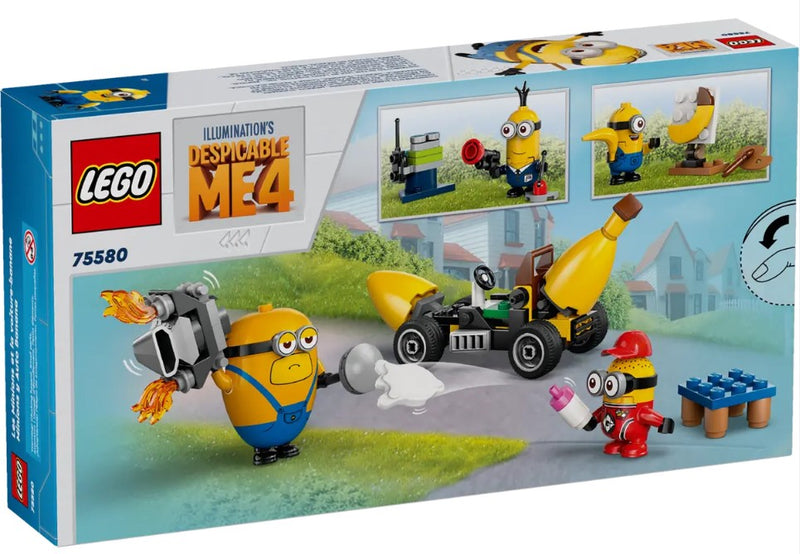 LEGO® Despicable Me 4 Minions and Banana Car 75580