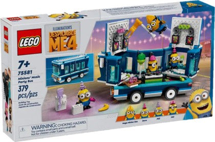 LEGO® Despicable Me 4 Minions’ Music Party Bus 75581