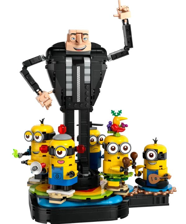 LEGO® Despicable Me 4 Brick-Built Gru and Minions 75582