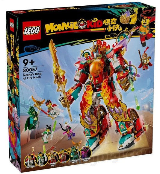 LEGO® Monkie Kid™ Nezha’s Ring of Fire Mech 80057