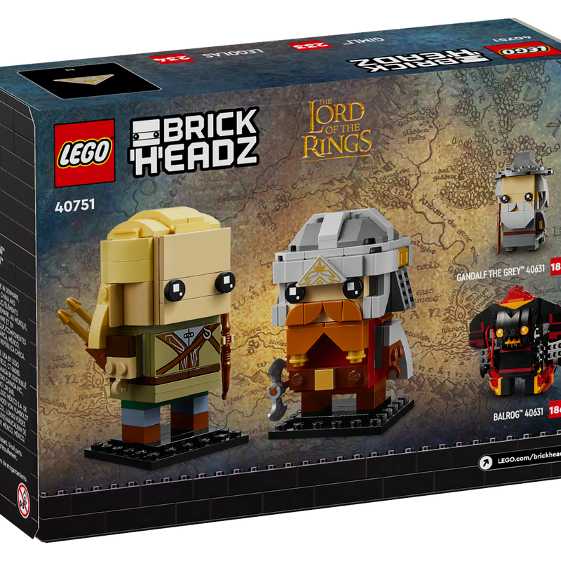 LEGO® BrickHeadz™ Legolas & Gimli™ 40751