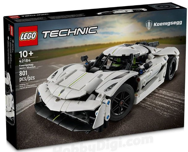 LEGO® Koenigsegg Jesko Absolut White Hypercar 42184