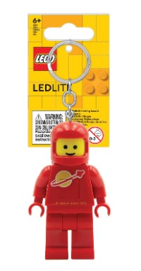 LEGO® Iconic Spaceman Red LED luminous Key Chain KE10HR