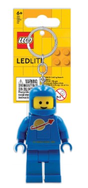 LEGO® Iconic Spaceman Blue LED luminous Key Chain KE10H