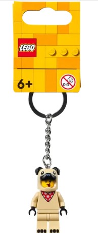 LEGO® French Bulldog Guy Key Chain 854158