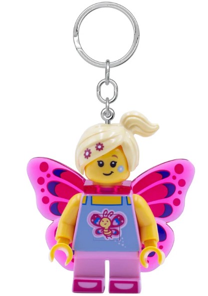 LEGO® Iconic Butterfly Girl LED luminous Key Chain KE171H