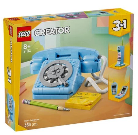 LEGO® Creator 3in1 Retro Telephone 31174