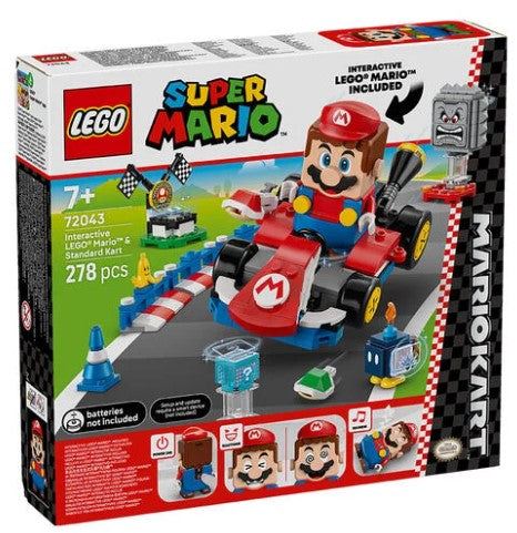 LEGO® Mario Kart™ – Interactive LEGO® Mario™ & Standard Kart 72043