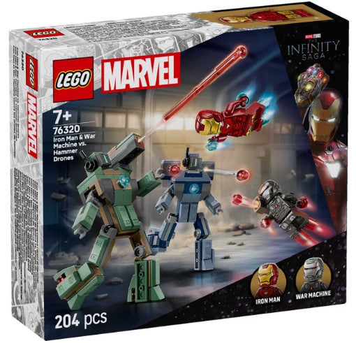 LEGO® Marvel Iron Man & War Machine vs. Hammer Drones 76320