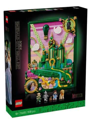 LEGO® Wicked Emerald City Wall Art 75685