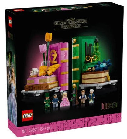 LEGO® Wicked Glinda & Elphaba Bookends 75691