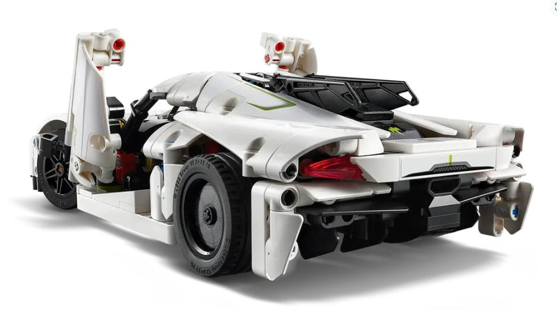 LEGO® Koenigsegg Jesko Absolut White Hypercar 42184