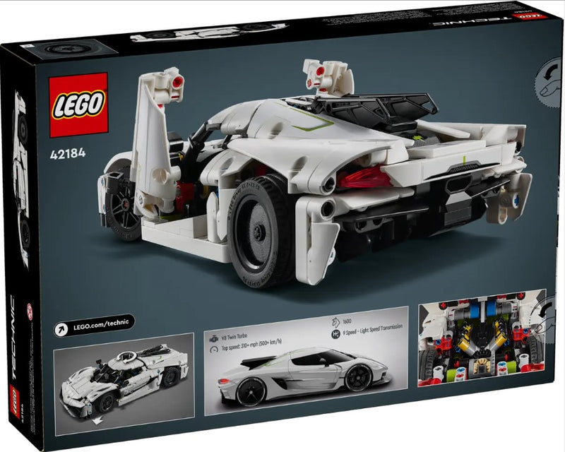 LEGO® Koenigsegg Jesko Absolut White Hypercar 42184