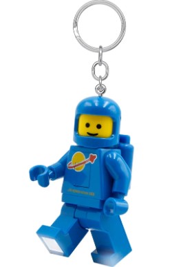 LEGO® Iconic Spaceman Blue LED luminous Key Chain KE10H