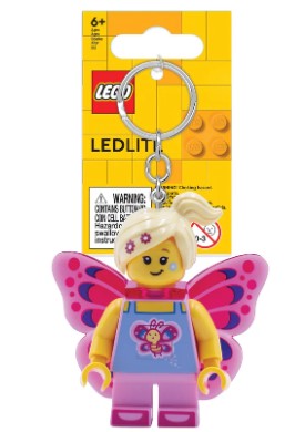 LEGO® Iconic Butterfly Girl LED luminous Key Chain KE171H