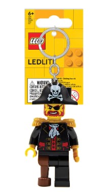 LEGO® Iconic Captain Brickbeard LED luminous Key Chain KE23H